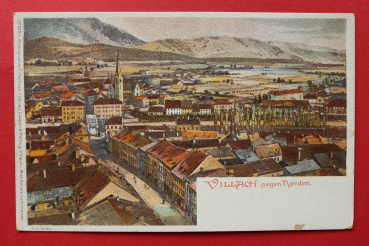 AK Villach / 1900 / Strassen / Brücke / Kärnten